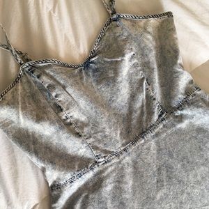 Forever 21 Chambray Skater Dress